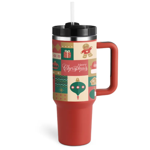 Christmas thermal bottle